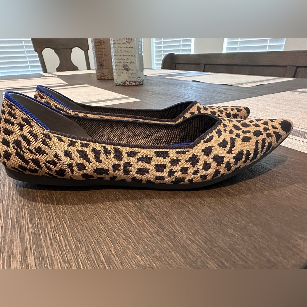 Rothy’s size 9W leopard print.